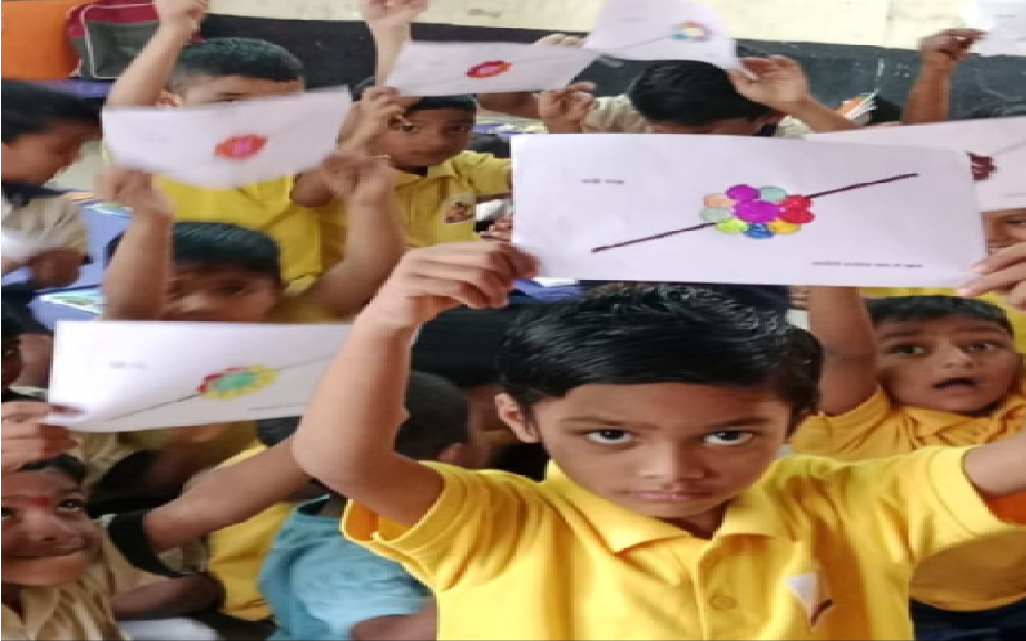 Sankrant Kite Greeting Card Making